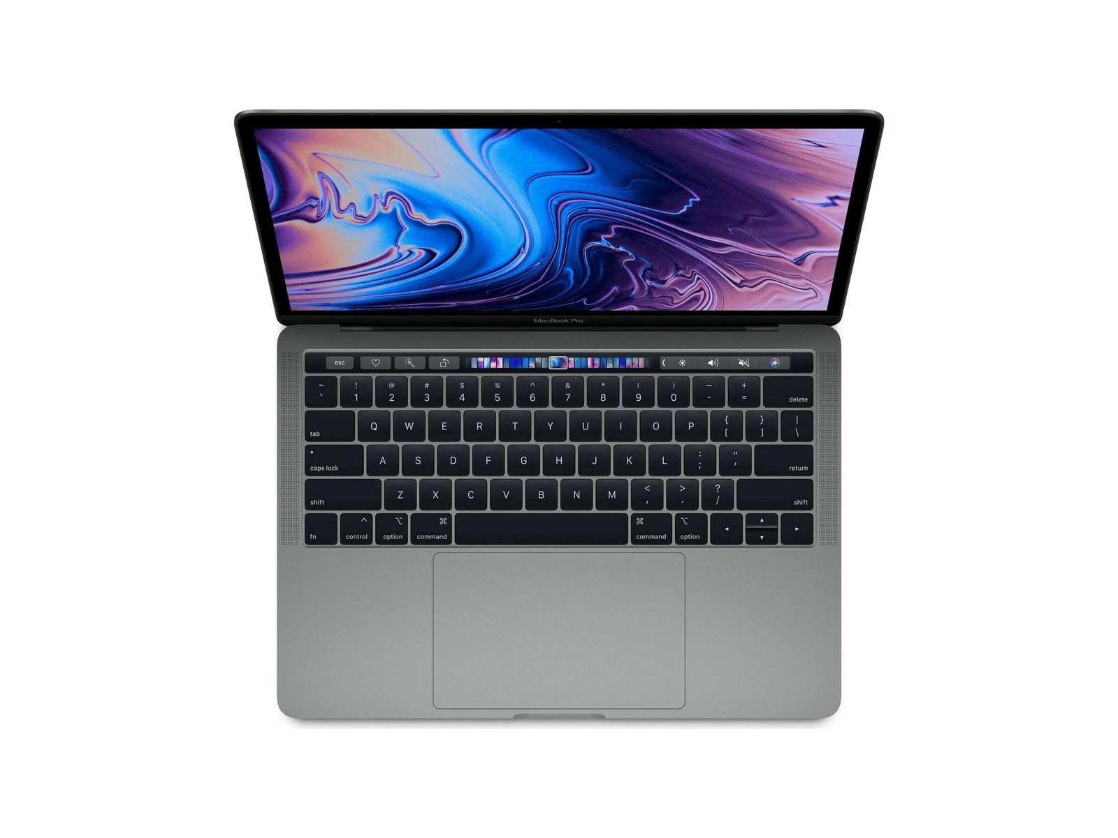 MacBook Pro 13" — era do Touch Bar, cinza-espacial
